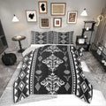 Western Damask Bedding Set King Size, Boho Aztec Comforter Set, Exotic Native Duvet Insert for Boys Girls Women Men