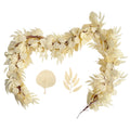 2Pack 6.5Ft Boho Artificial Eucalyptus Garland with Willow Leaves