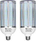 100W LED Corn Light Bulb 2 Pack, 10000 Lumen 5000K Daylight White E26/E39 Led Corn Bulb for Outdoor Indoor Garage