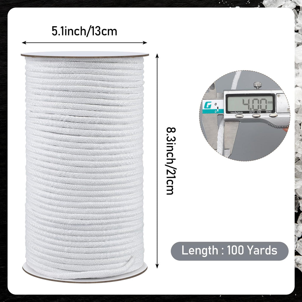 5/32" Firm Synthetic Upholstery Welt Cord Braided Cording for Sewing Synthetic Cord for Upholstery Pillows Welting
