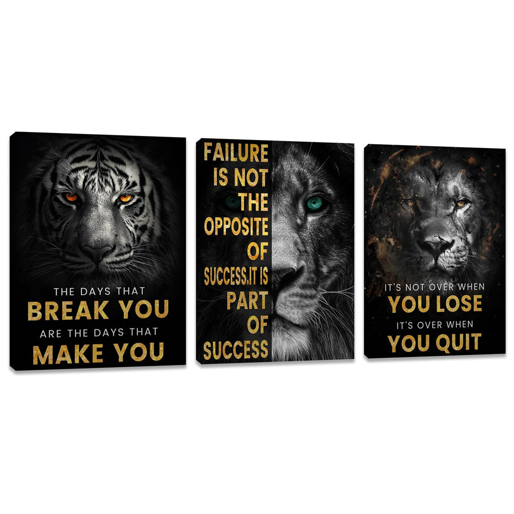 Motivational Office Wall Decor 3 Pieces Paintings Motivational PostersMotivational Wall Decor Prints Inspirational