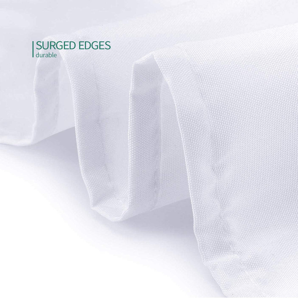 90 Inch White Tablecloths for Round Tables