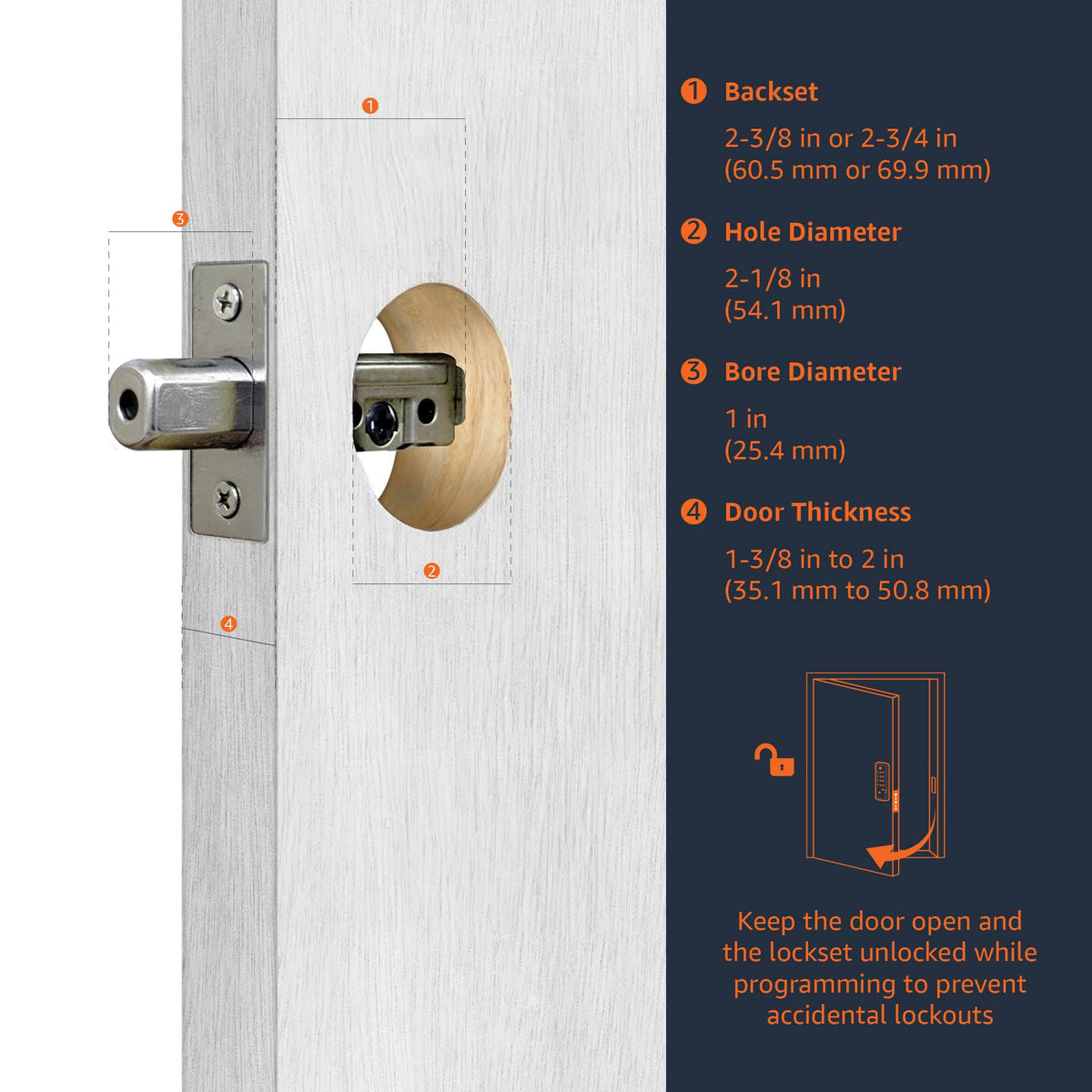 Electronic Keypad Deadbolt Door Lock with Touch-Control Keyless Entry, Auto Lock, Create Codes for Guests