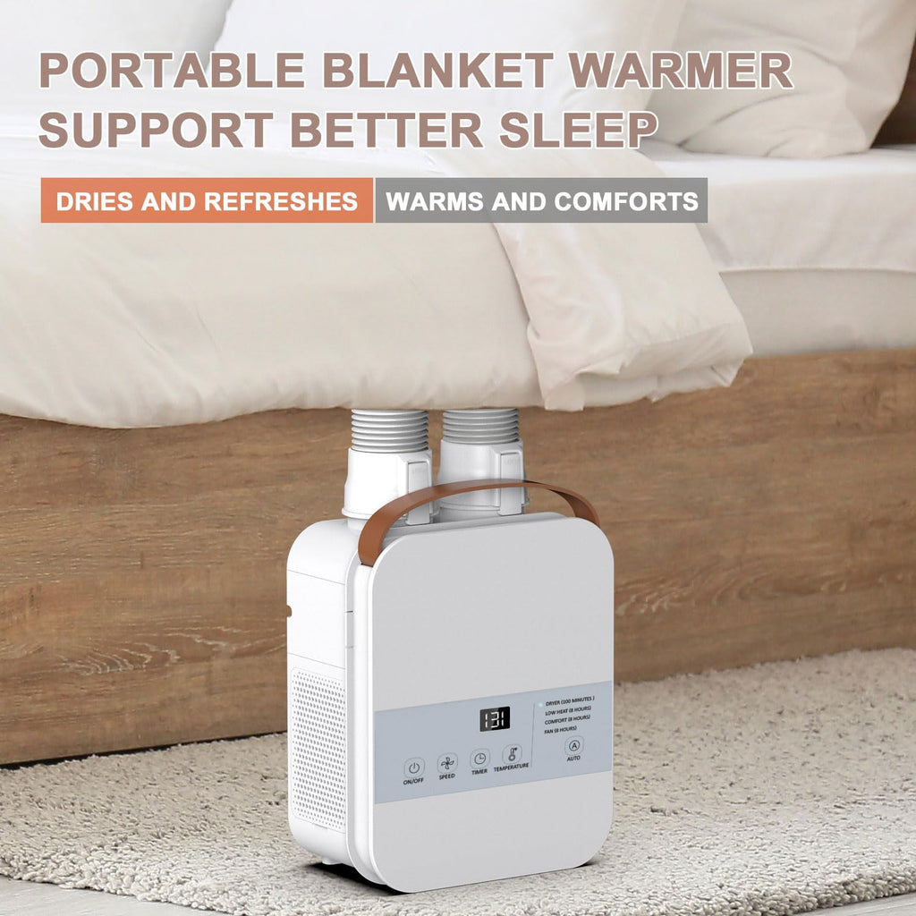 Portable Blanket Warmer, Comfortable Warm Air for Beds, Sweat Drying, Coping with Climate Changes, All Seasons, with