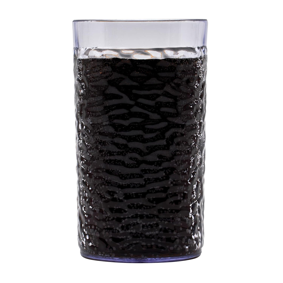 G.E.T. 3316-CL-EC Heavy-Duty Shatterproof Plastic Pebbled Tumbler, 16 Ounce, Clear (Set of 4)
