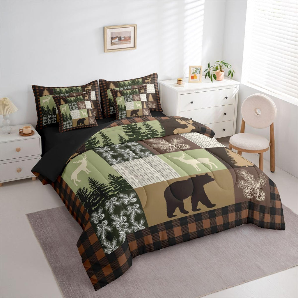 Cabin Lodge Comforter Set 7 Piece