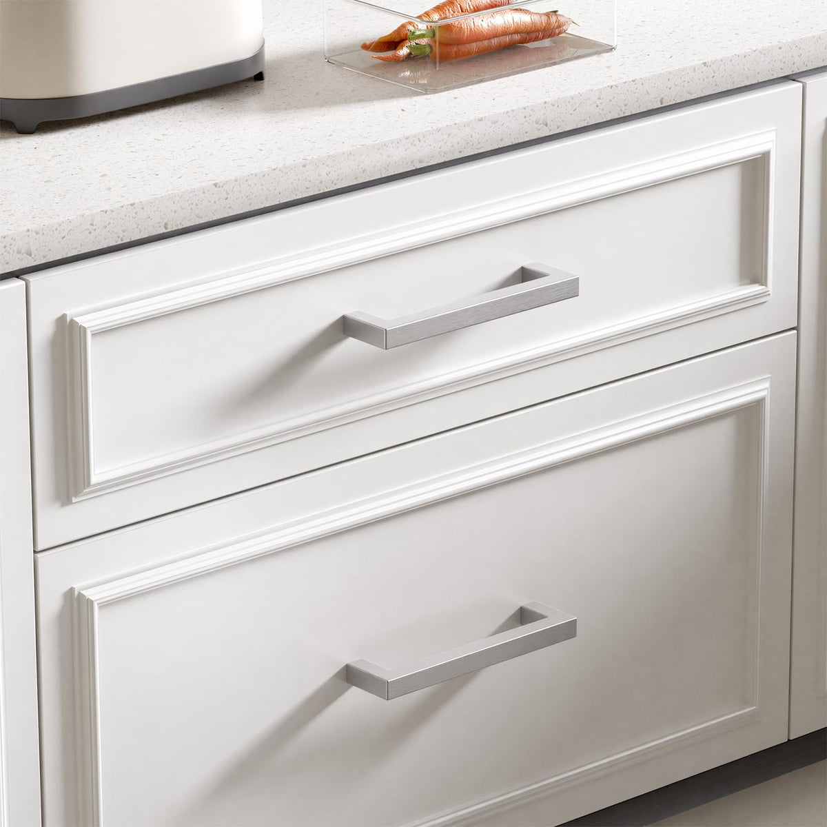 25 Pack 5 Inch Brushed Nickel Cabinet Pulls Kitchen Handles