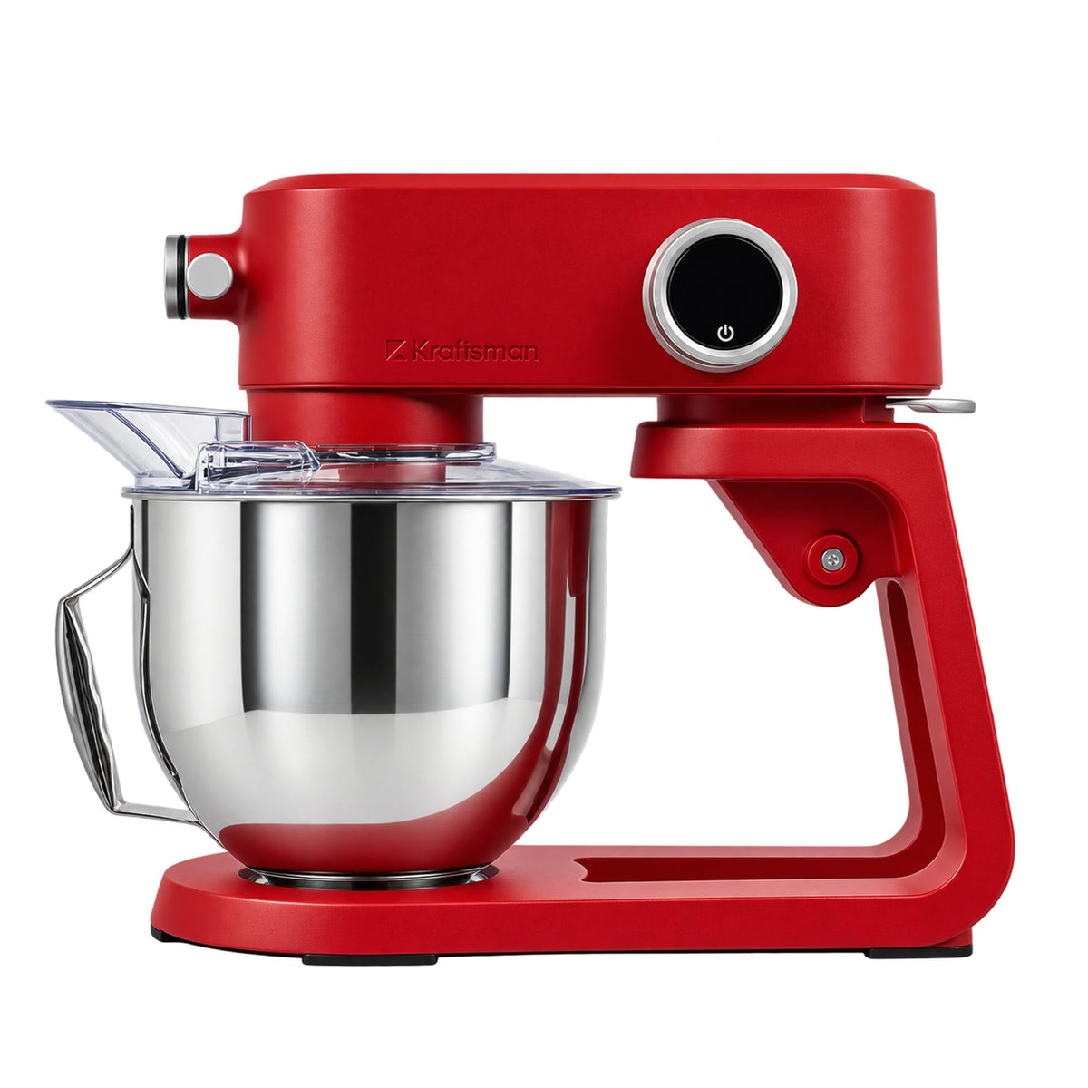 Red Stand Mixer DC Motor, All Metal Dough Mixer 5.3 Quart
