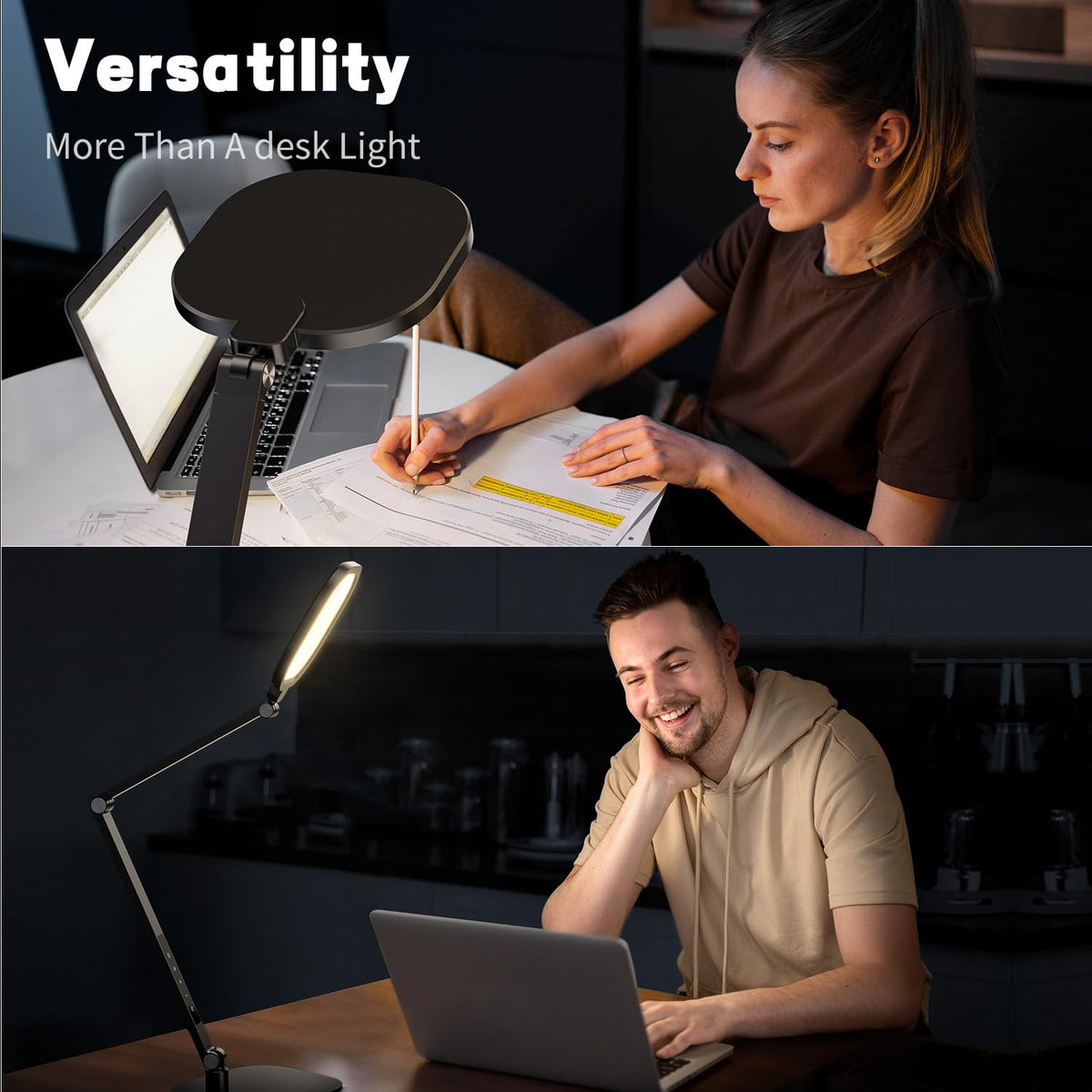 LED Desk Lamp, Soft Edge-lit Design - Modern Style