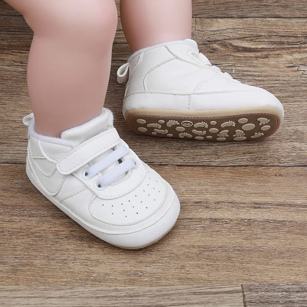 Unsex Baby Shoes Boys Girls Infant Sneakers Non-Slip Soft Rubber Sole Toddler Crib First Walker Lightweight Shoes