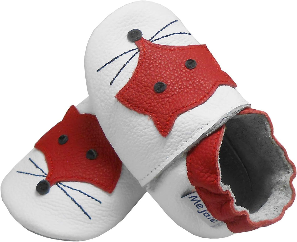 Baby Leather Shoes Infant Crawling Toddler Moccasins Brown White Purple Navy Cute Boy Girl Slippers