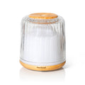 Therapy Serenity Glass Diffuser, Elegant Glass Cover, Intermittent & Continuous Mist, Multiple Light Settings
