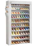 Large Capacity Shoe Storage with Side Pocket, Shoe Organizer for Closet, Entryway, Bedroom, Zapateras Organizer