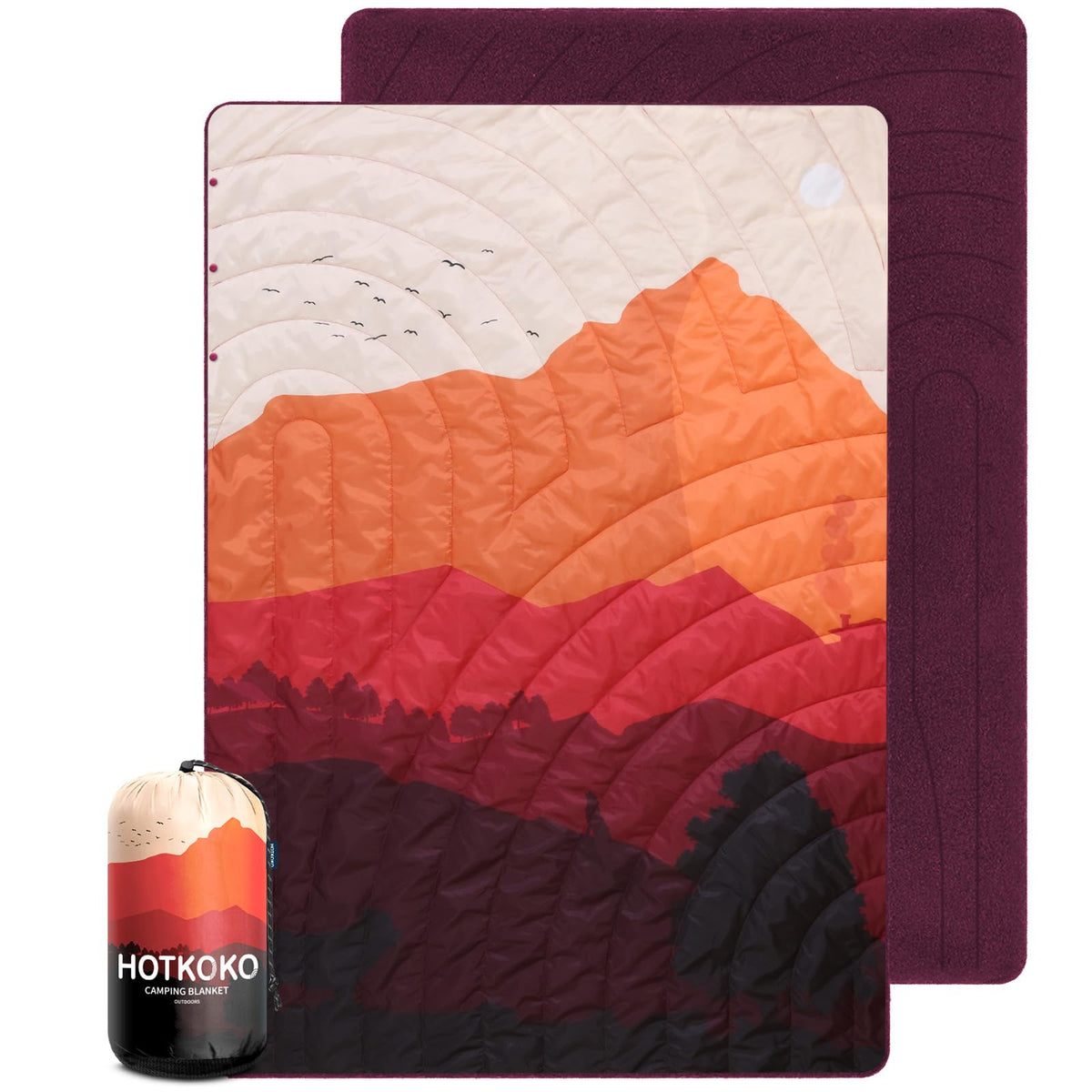 Large Camping Blanket Wearable Stadium Blanket Outdoor