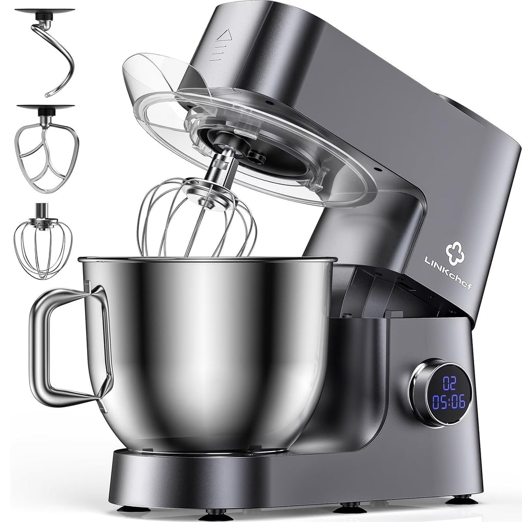 7.4 QT Stand Mixer 800W, 12-Speed Tilt-Head Kitchen Mixer