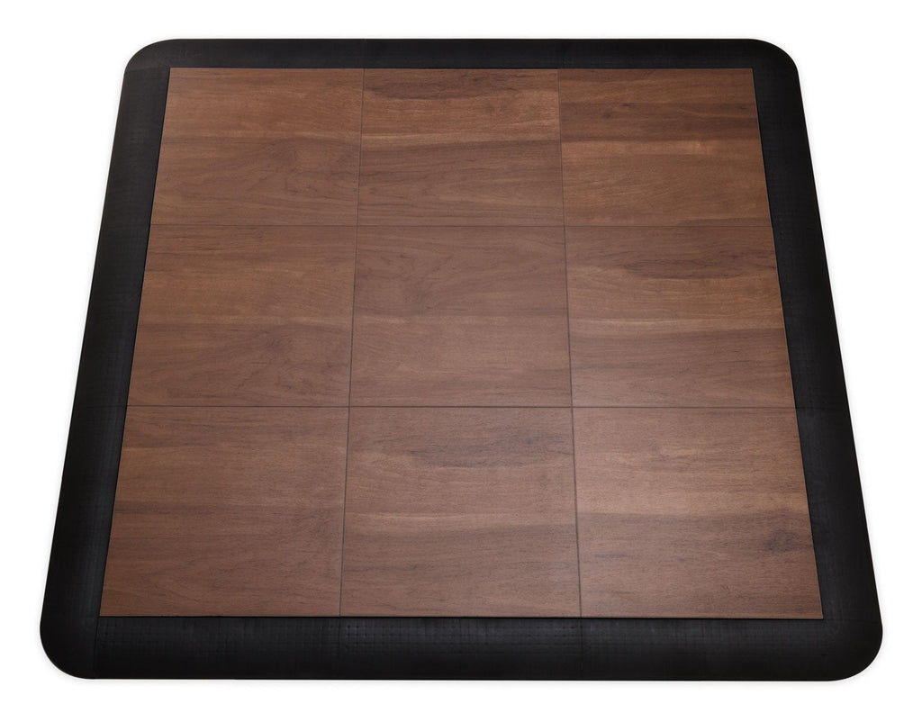 Portable Dance Floor Kit, 3'x3', 3' X 3' Finish, 9 Sq Ft