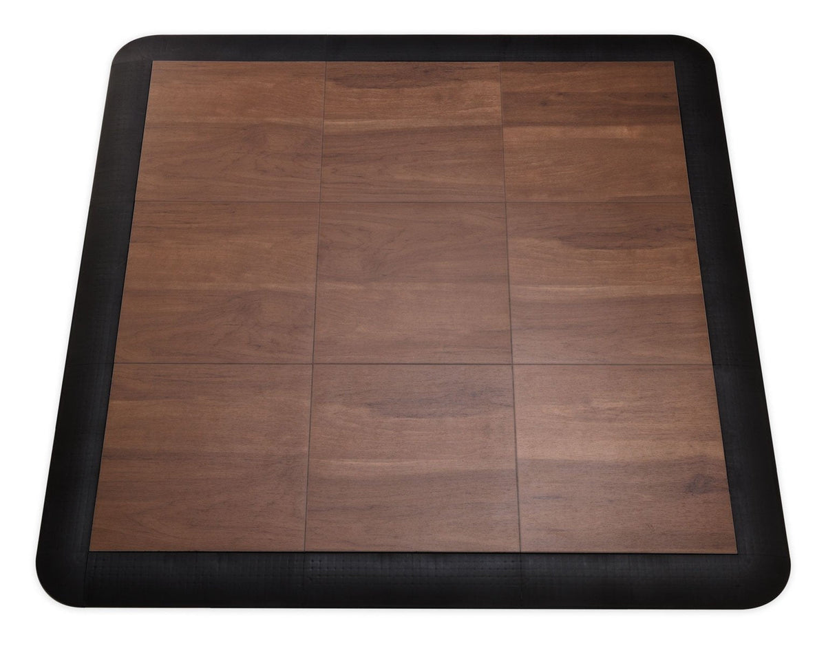 Portable Dance Floor Kit, 3'x3', 3' X 3' Finish, 9 Sq Ft