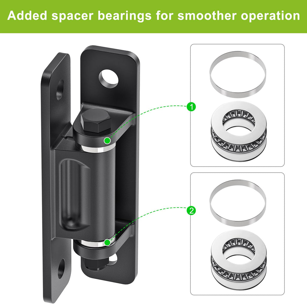 Heavy Duty Gate Hinges, Swing Gate Hinges with Spacer Bearing