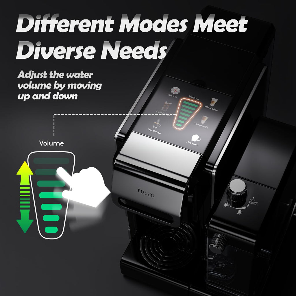 Espresso Machine with Automatic Milk Frother,capsule coffee maker
