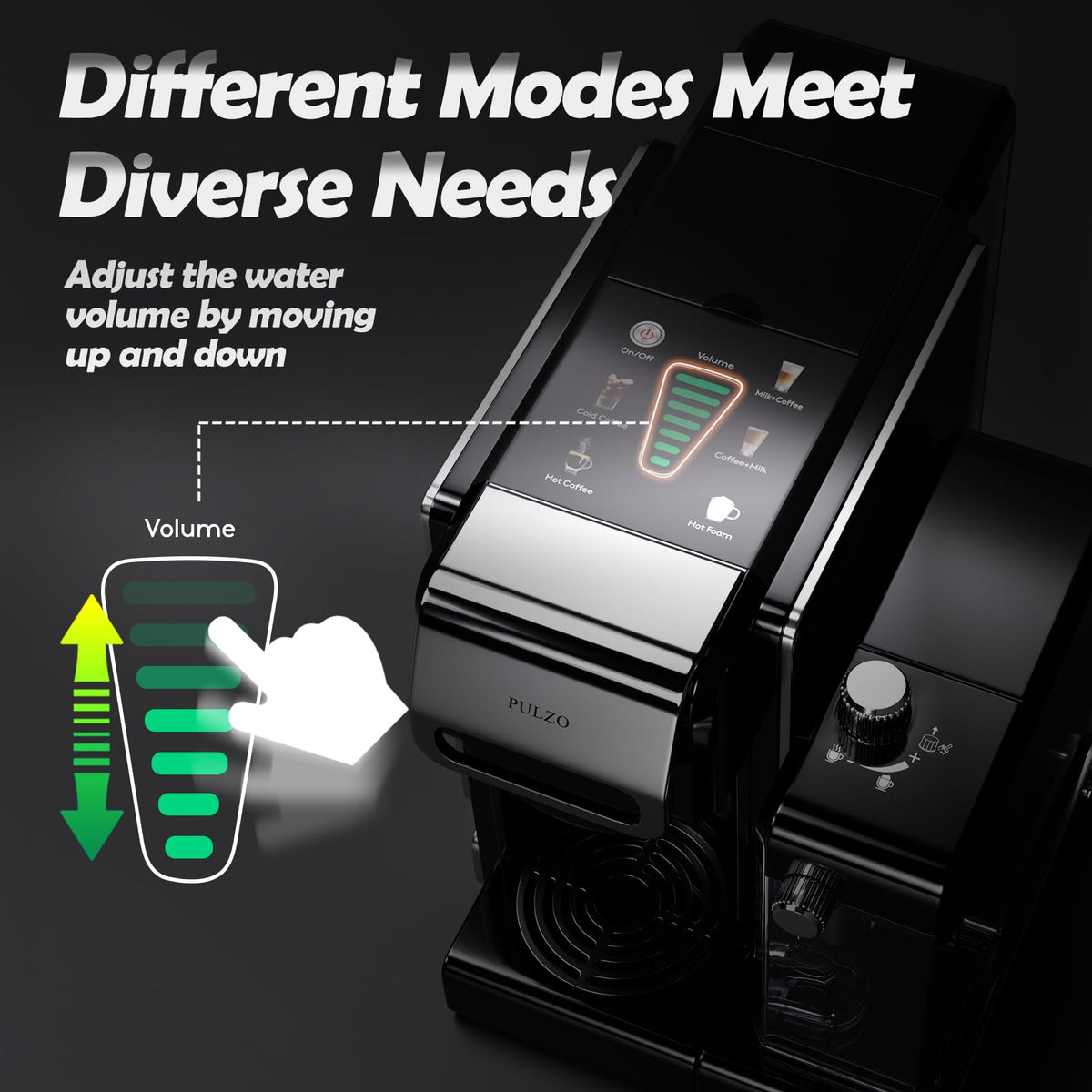Espresso Machine with Automatic Milk Frother,capsule coffee maker