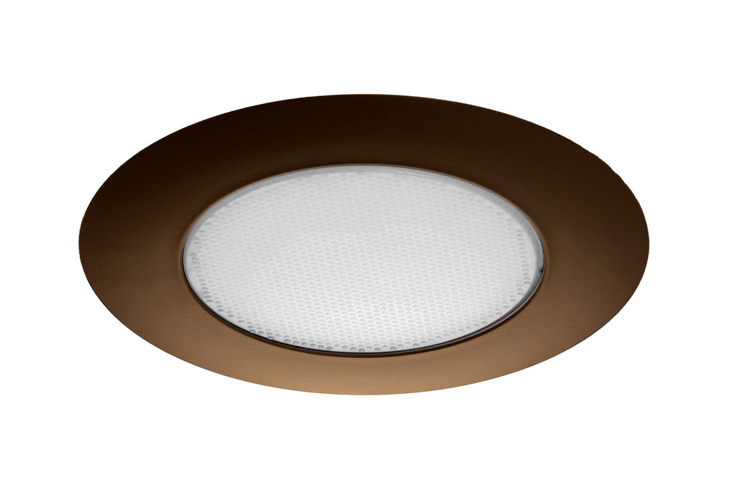 6 inch Oil-Rubbed Bronze Recessed Shower Trim with Albalite Lens (17505OB)
