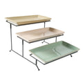 3 Tier Serving Platter Set, Tiered Serving Tray for Party