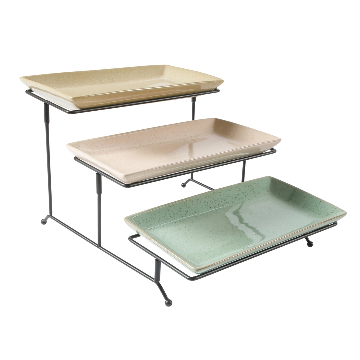 3 Tier Serving Platter Set, Tiered Serving Tray for Party