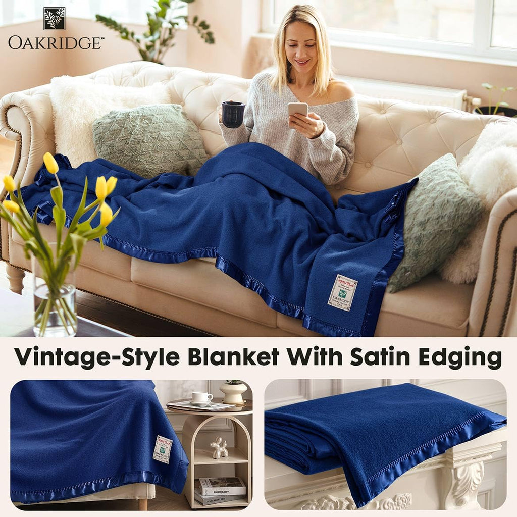 Heirloom Merino Wool Blanket - 100% Australian Wool with Vintage