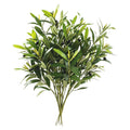 8 Pcs Artificial Olive Branches for Vase, 22" Fake Greenery Olive Leaves Stems Faux Tabletop DIY Plants Cafe Wedding