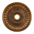 Hillspire Ceiling Medallion, 24-Inch, Antique Bronze Finish , White