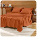 Sheet Set- 6 Piece Breathable & Cooling Sheets | Ultra-Soft Hotel Luxury Bed Sheets | 18" Deep Pocket