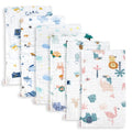 Muslin Baby Burp Cloths 6 Pack Large 20''x10'' 100% Cotton Burp Rags Absorbent and Soft 6 Layers Muslin Cloth Baby