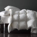 Premium Feathers Down Comforter Twin All Season White Duvet Insert