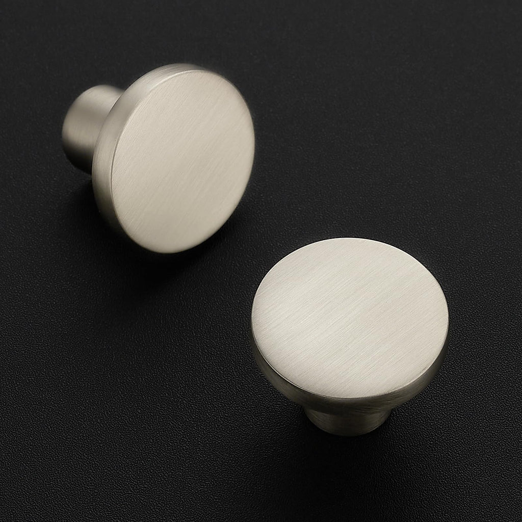 Cabinet Knobs, 10 Pack Brushed Nickel Dresser Drawer Pulls