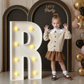 Marquee Letters 3 Feet Tall, Large Light up Letters R for Decor