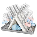 Large Baby Bottle Drying Rack, Space Saving Countertop Holder Organizer