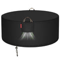 Fire Pit Cover Round 44", 900D Heavy Duty Fabric 100% Waterproof