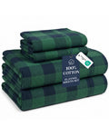 Cotton Flannel Sheets Set - Brushed for Extra Softness - Cotton Flannel Sheets Set - Warm