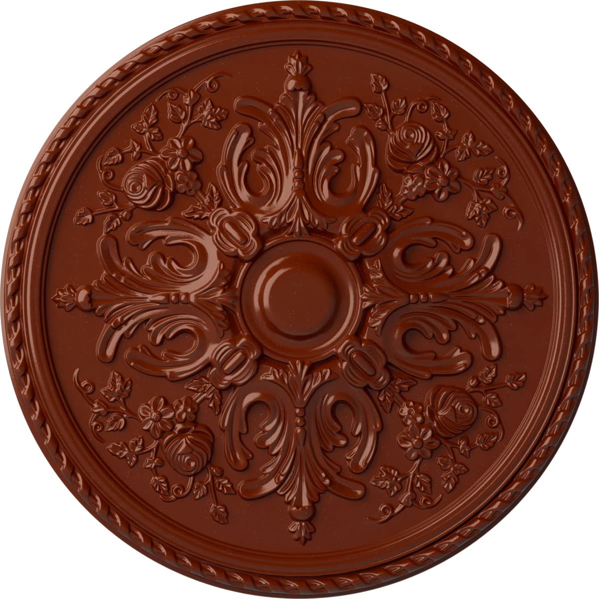 32 5/8"OD x 2"P Bradford Ceiling Medallion (Fits Canopies up to 6 5/8") - Ceiling Medallion, FireBrick