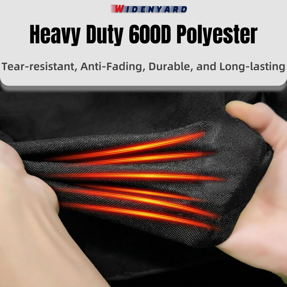 Square Fire Pit Table Cover 30x30x25 inch, Heavy Duty, Waterproof