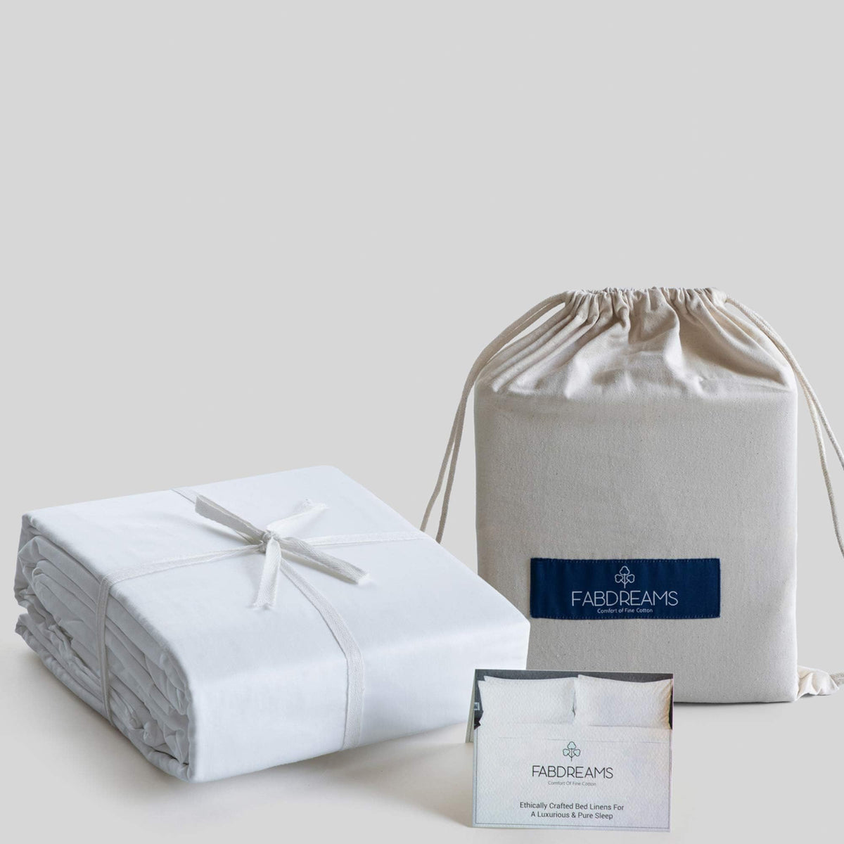 100% Organic Cotton Percale Weave California King Size Sheet Set | 300 Thread Count | GOTS Certified | Long Staple