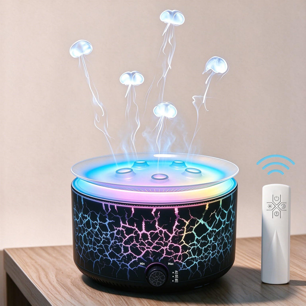 Multi-Spray Aroma Diffuser, Jellyfish Essential Oil Diffuser 360ml