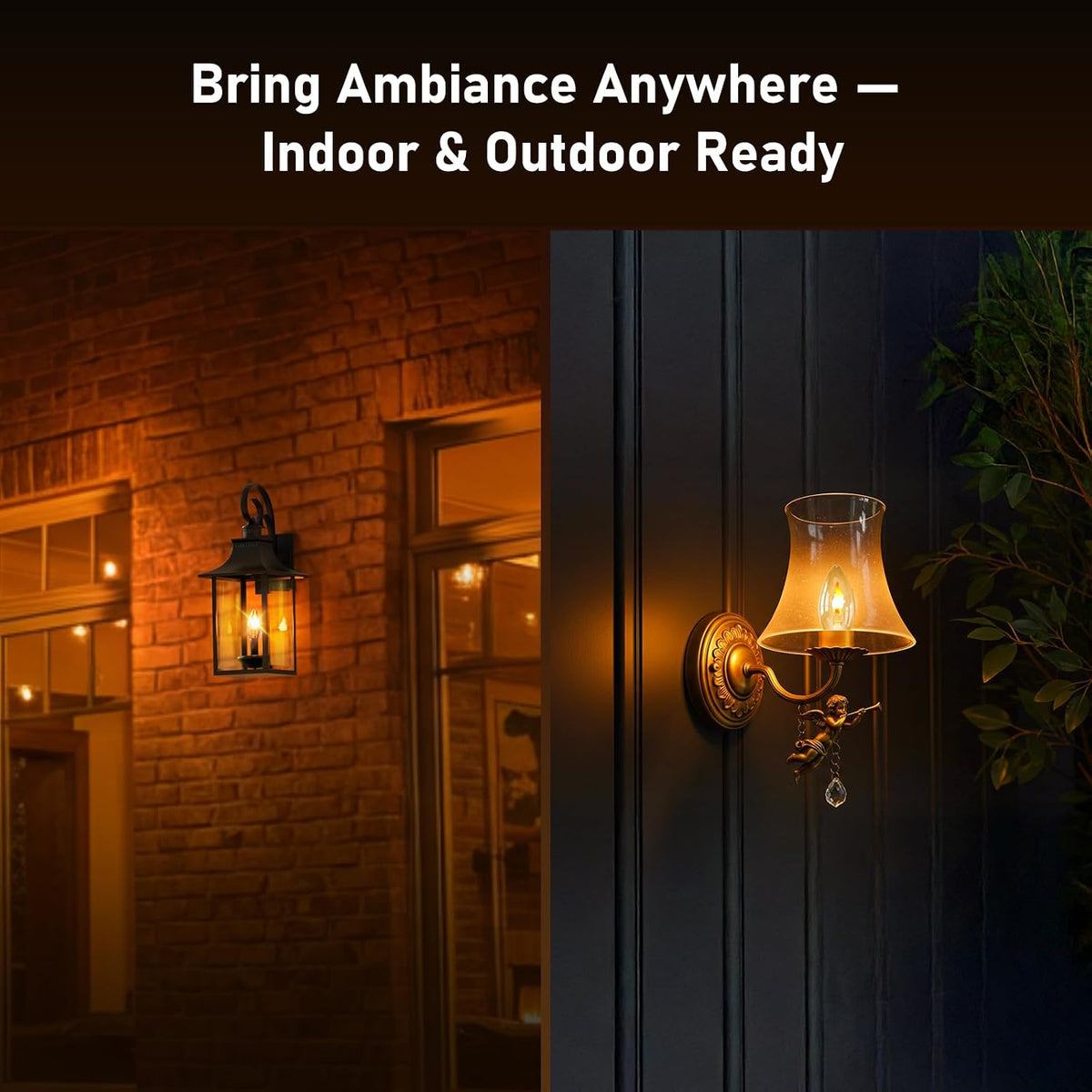 E26 LED Flickering Flame Light Bulbs, Realistic Flame Light Bulbs