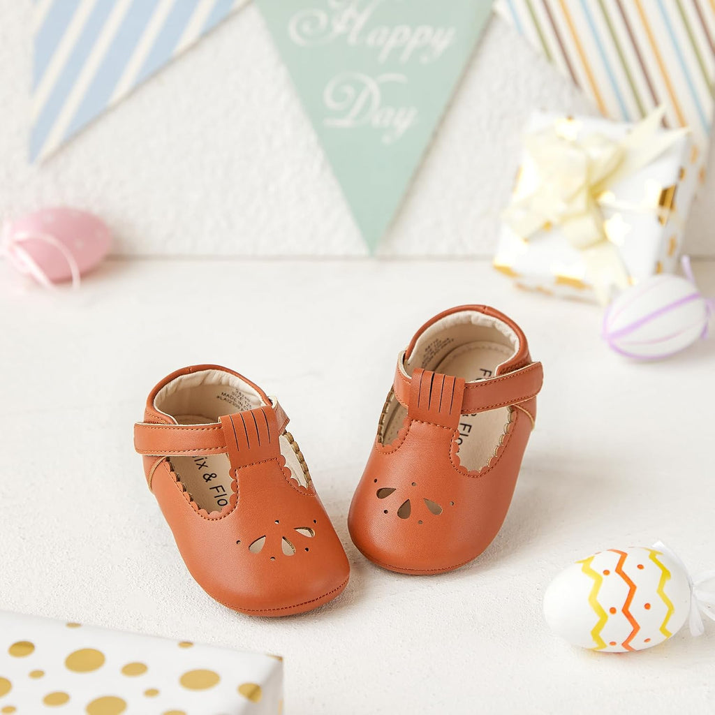 Soft Sole Baby Shoes - Infant Baby Walking Shoes Moccasins Rubber Sole Crib Shoes
