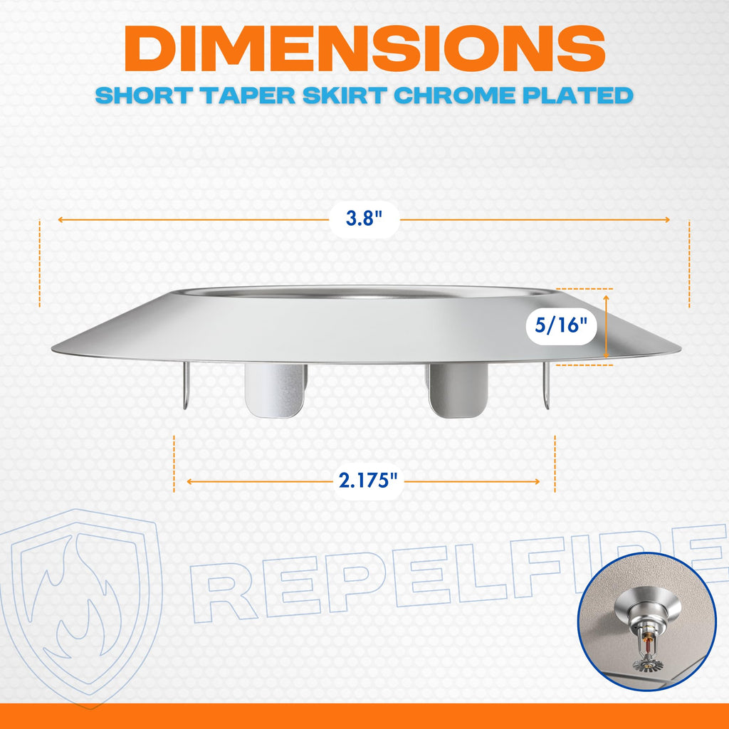 Fire Sprinkler Escutcheon Skirt