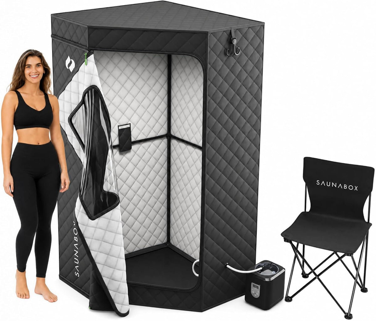 SmartSteam Kit Pro | Personal Steam Sauna for Home Use | Portable Sauna Tent with Chair