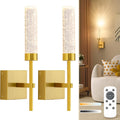 Crystal Bubble Wireless Wall Sconce with 10,000mAh Rechargeable Battery