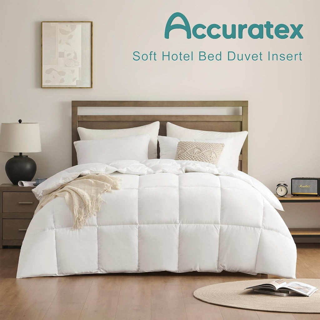 Duvet Insert Comforter,100% Cotton Shell
