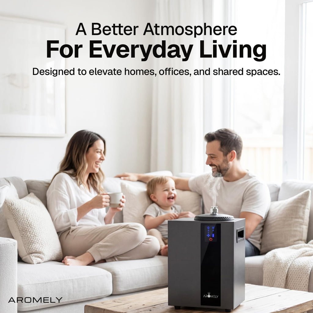 ARO PRO HVAC Scent Diffuser - Nebulizing Waterless Diffuser - Black