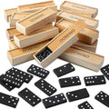 Mini Dominos Set for Kids Adults 28 Tiles Double 6 Dominoes - Set of 50